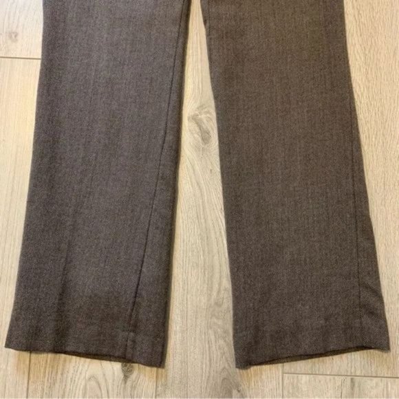 J. Crew Wool Blend Favourite fit winter Pants, Size 6 fully lined in brown - Picture 8 of 10